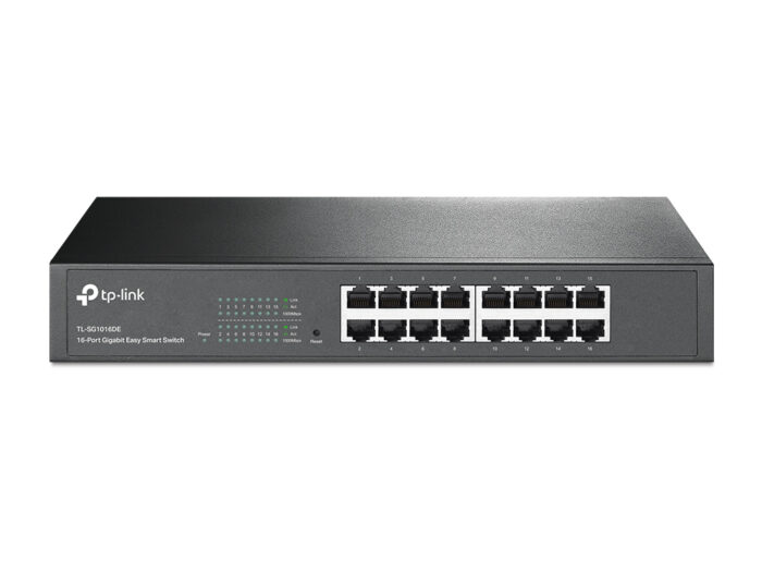 Switch 16 Porte Gigabit Easy Managed TP-Link con Kit di Montaggio Rack