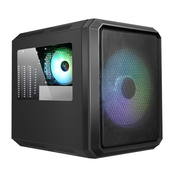 Case QBO 8 EVO – Micro ATX- USB3- 200+120mm ARGB fan- Card Reader- 3x Trasp Window