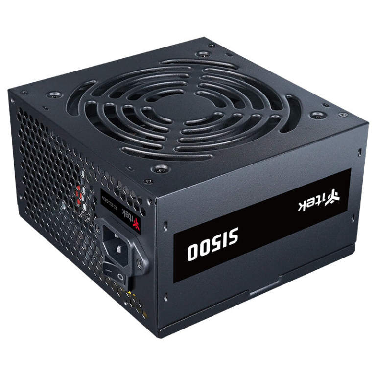 Alimentatore SI500 - 500W- Efficienza 80+- PFC Attivo- 12cm Silent Fan