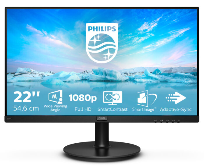 MON 21,5VA VGA HDMI VESA MM PHILIPS 221V8A/00 16:9 4000:1 4MS