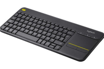 Tastiera LOGITECH RETAIL - K400 Plus- Wireless- Touchpad- Multimediale- Nera