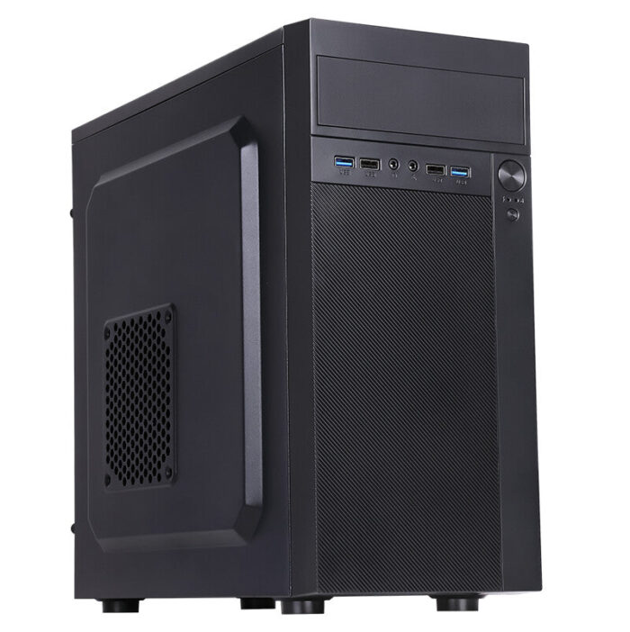 Case THEON – Mini Tower- mATX- PSU 500W- 2xUSB3- Full Black