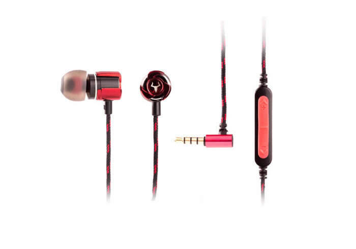 Cuffie In Ear Gaming TAURUS IE100 – Corpo in lega di zinco- controllo volume indipendente- custodia