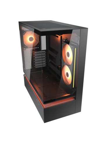 Cougar Case M Tower Cfv235 Tg 240 Rev 120argb Fan Rgb Hub Sync Led Strip 1 - GamingBross