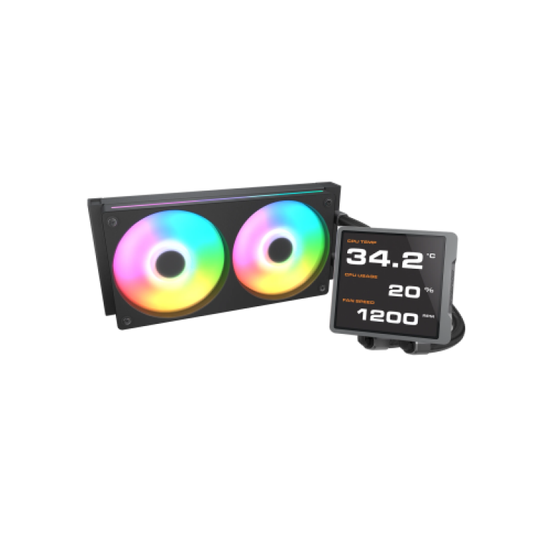 COUGAR RAFF. LIQUIDO POSEIDON VISTEK PRO ARGB 240 IPS TFT 3.9''