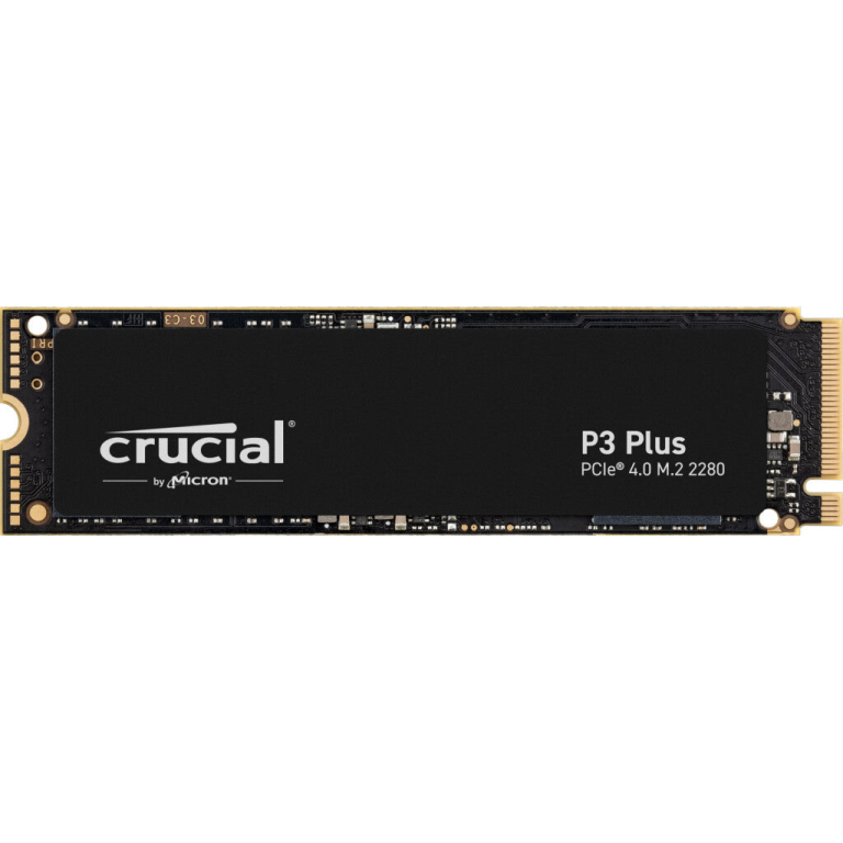 CRUCIAL SSD P3 Plus - 2TB M.2 PCIe Gen4x4 (R5000 - W4200)