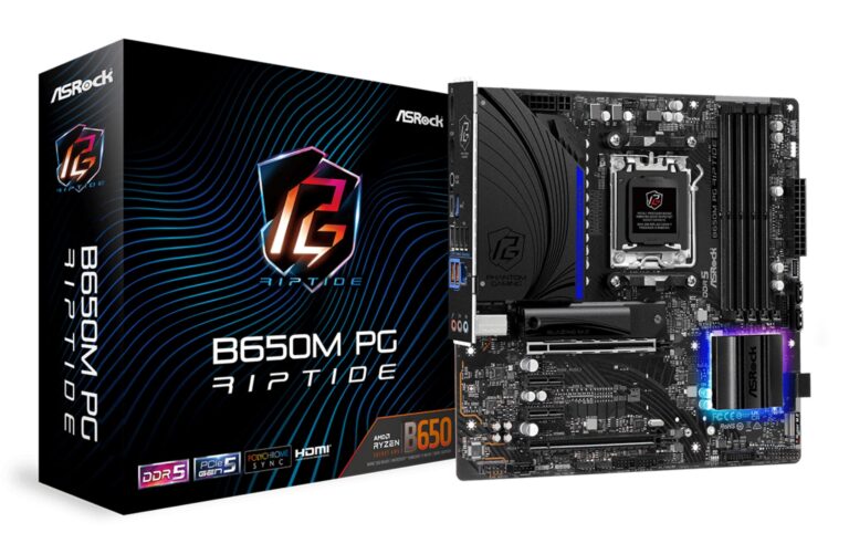 MB Asrock AM5 B650M PG RIPTIDE 4*DDR5 4*SATA3 mATX