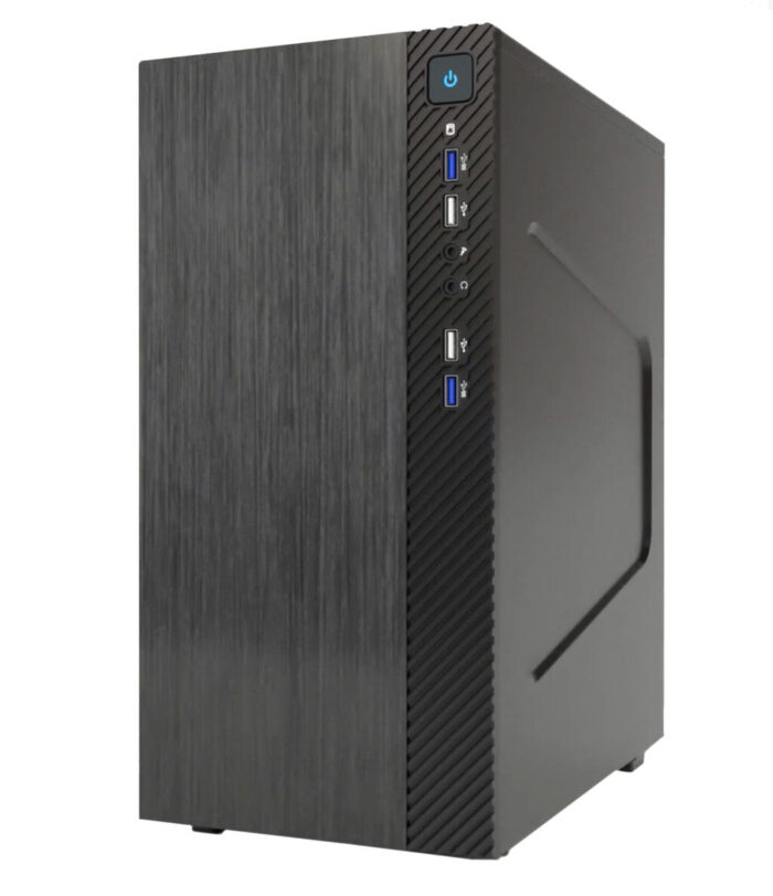 Case SMALLCOM-B – Mini Tower- mATX- 2xUSB3- 2XUSB2- Brushed