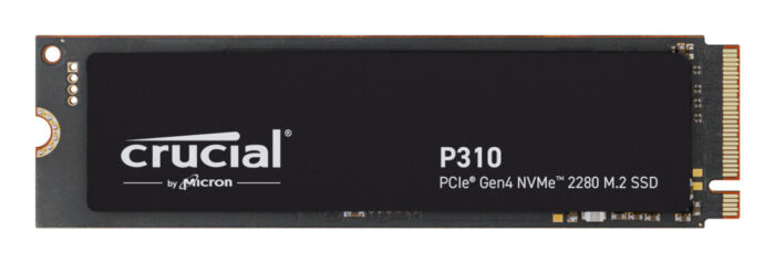 CRUCIAL SSD P310 – 500GB M.2 PCIe Gen4x4 (R7100 – W6000) – Bulk