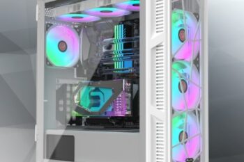 RAIJINTEK CASE M.TOWER PONOS ULTRA WHITE TG4 ARGB FAN*4 TYPE C USB3.0