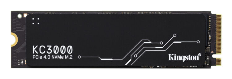 KINGSTON SSD KC3000 – 1TB M.2 PCIe Gen4x4 (R7000 – W6000)
