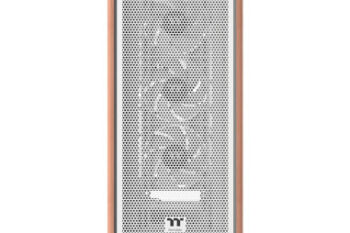 THERMALTAKE CASE M.TOWER S370 BIANCO WS TG 4*CR120 FAN PWM INSERTI IN LEGNO