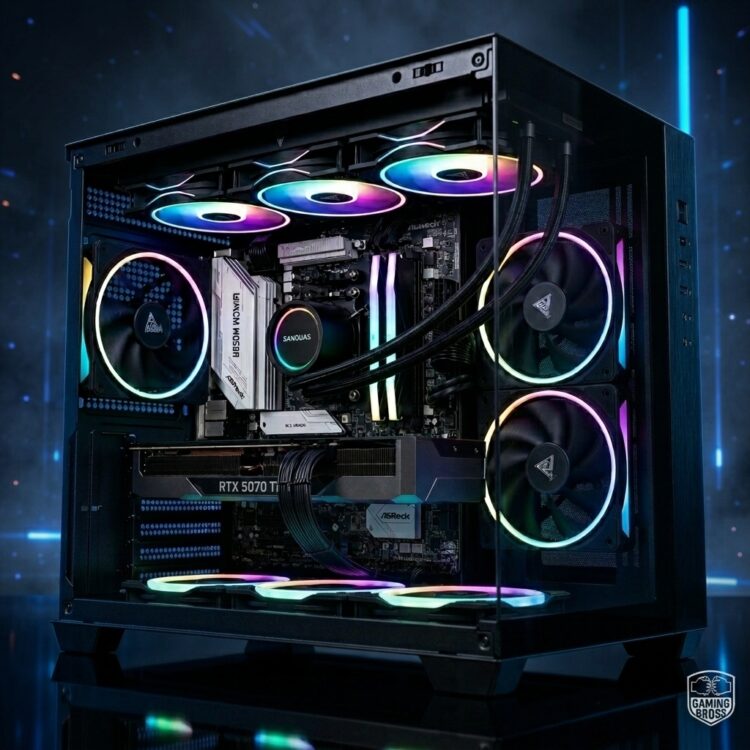 BROSS TITAN | Ryzen 7 9800X3D – 32GB – RTX 5070 Ti 12GB – 1TB SSD