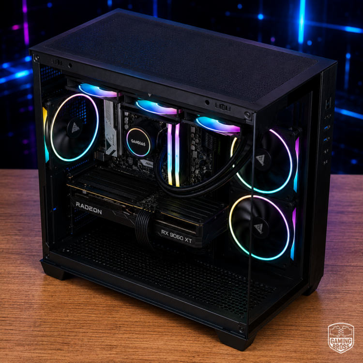 PC Gaming BROSS VELOX | Ryzen 5 9600X, RX 9060 XT, Dissipatore a Liquido 360mm