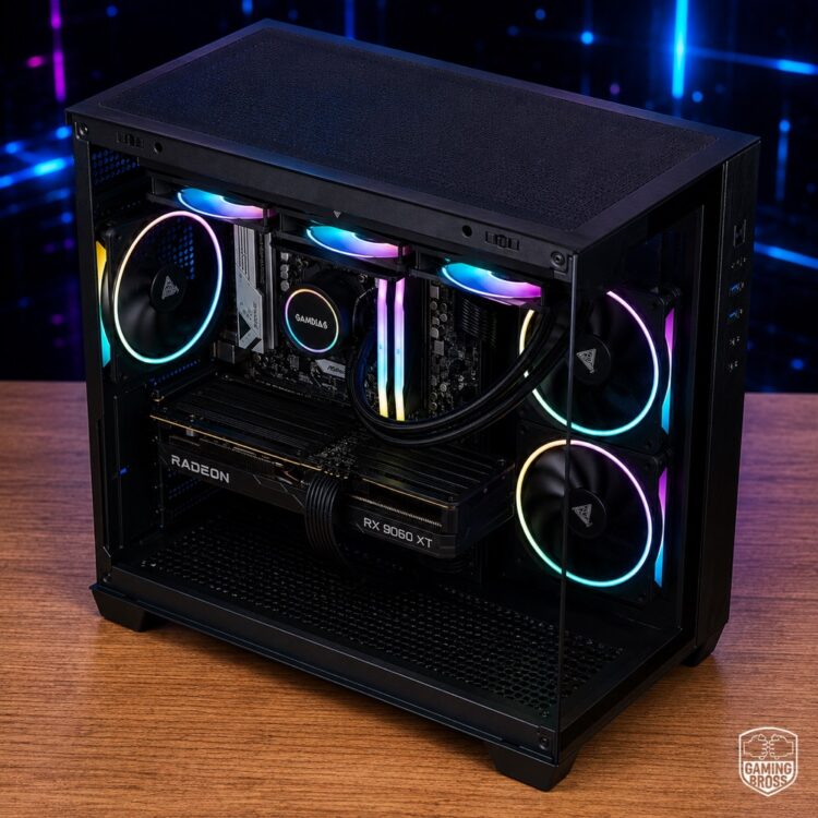 PC Gaming BROSS VELOX | Ryzen 5 9600X, RX 9060 XT, Dissipatore a Liquido 360mm