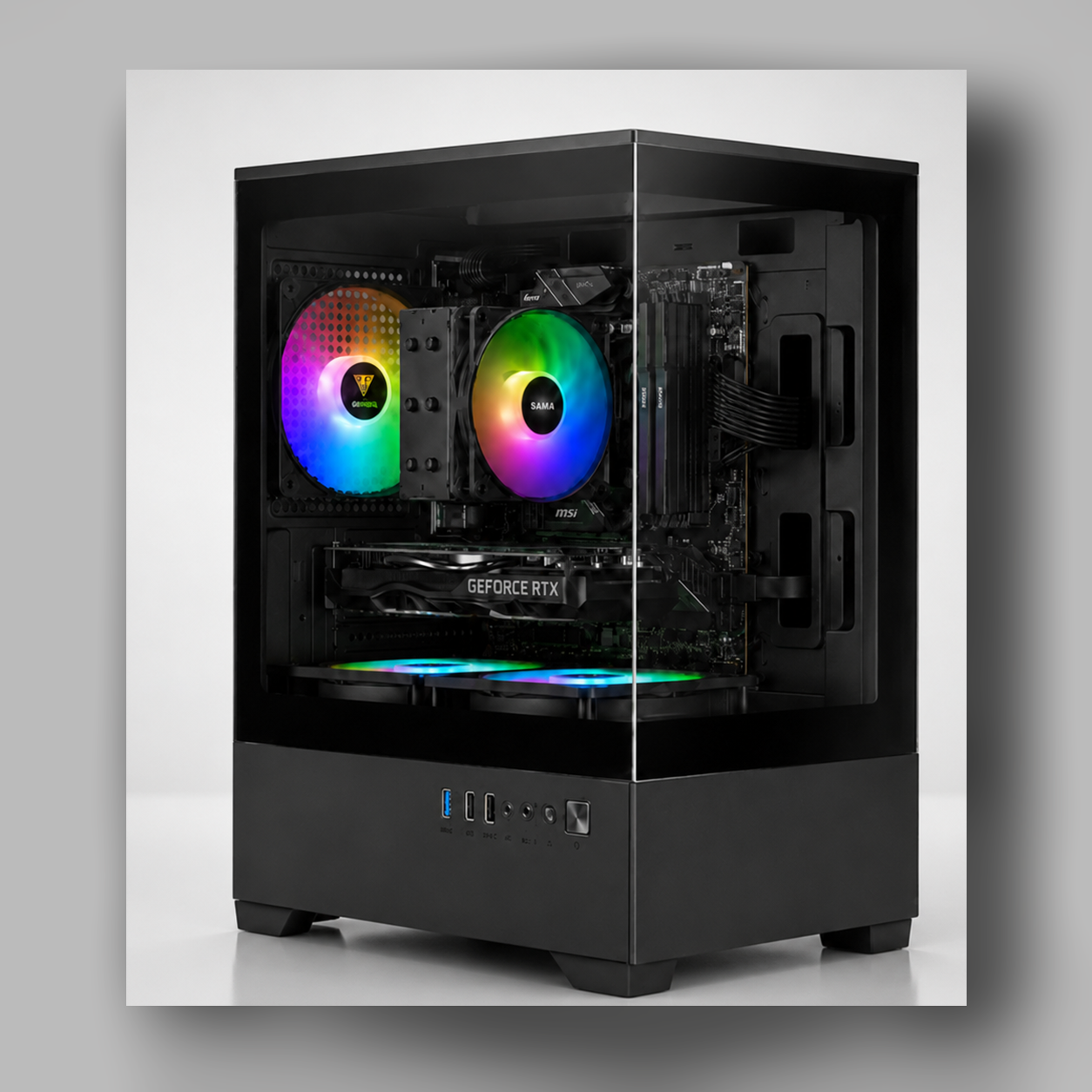 BROSS STORM PC Gaming Ryzen 5 8400F RTX 5060 – immagine Merchant pulita
