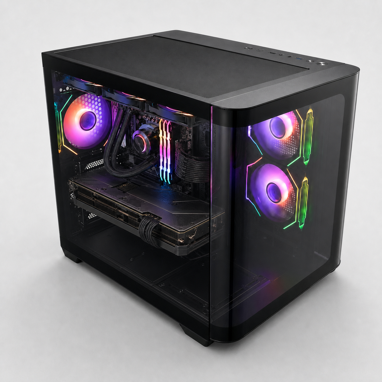 BROSS SPECTRA FSP S380 – vista panoramica con GPU orizzontale