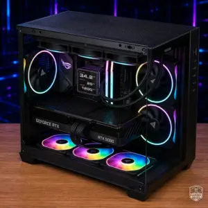PC Gaming RTX 5080 Ryzen 7 9800X3D 32GB DDR5 SSD 1TB BROSS TOR VISTEK