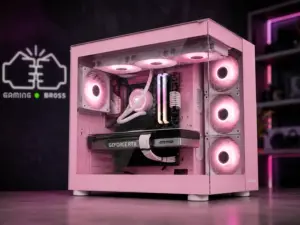 PC Gaming RTX 5070 Ryzen 5 9600X 16GB DDR5 SSD 1TB BROSS PINK NOVA