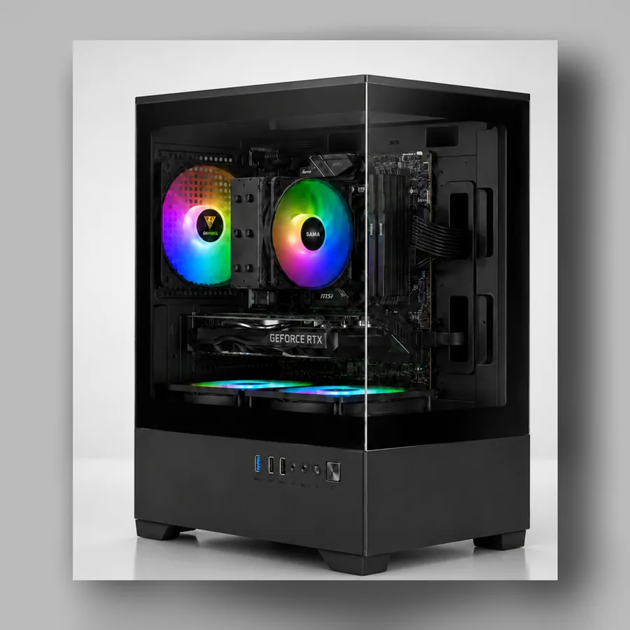 PC Gaming RTX 5060 Ryzen 5 8400F 16GB DDR5 SSD 1TB Windows 11 BROSS STORM