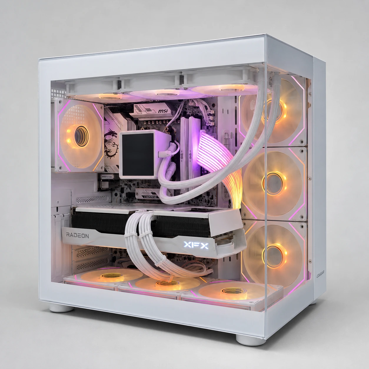 BROSS ZENITH WHITE X3D – RX 9070 XT 16GB