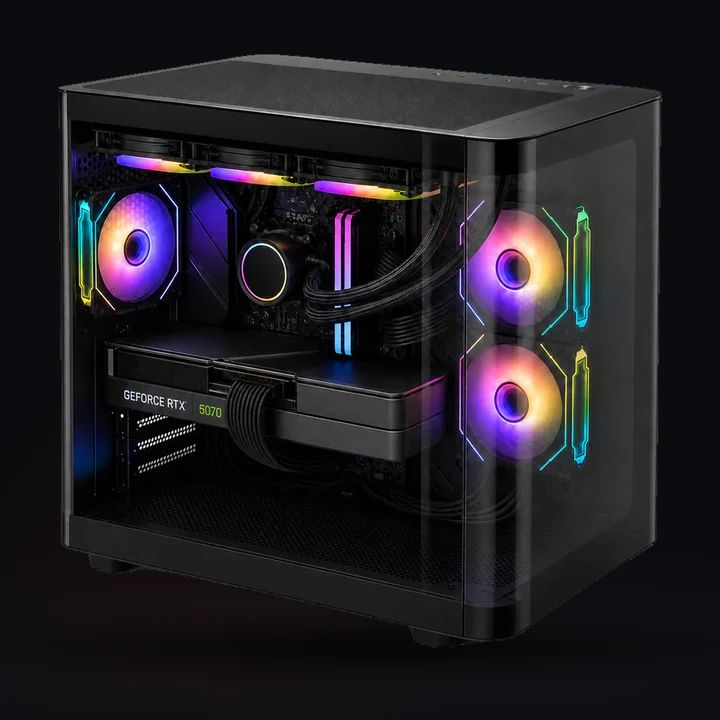 PC Gaming RTX 5070 Ryzen 5 9600X 16GB DDR5 SSD 1TB BROSS NEBULA