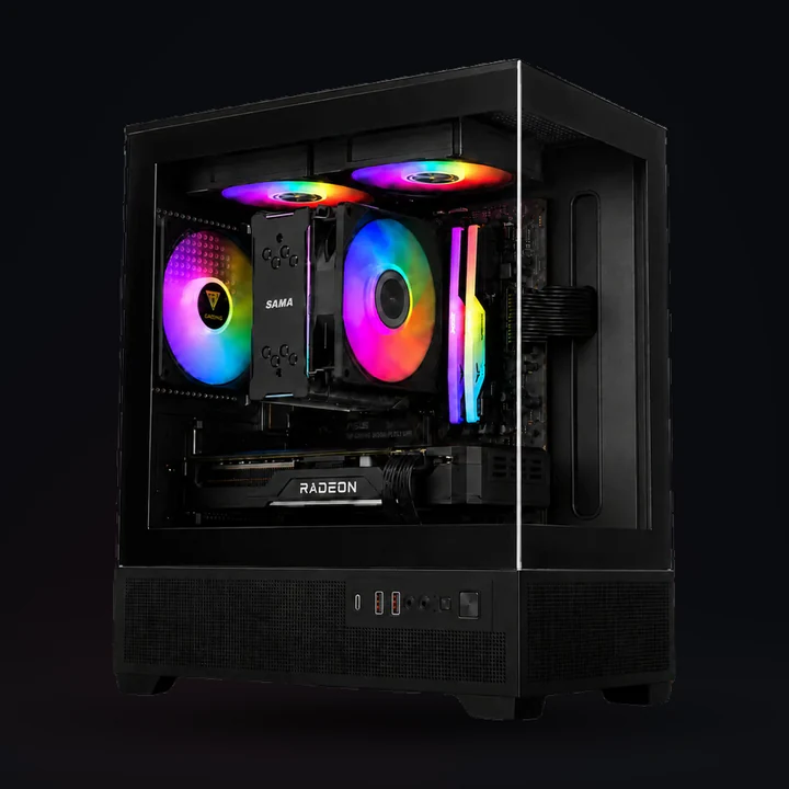 PC Gaming RX 9060 XT 8GB Ryzen 5 9600X 16GB DDR5 SSD 1TB BROSS AMD CORE