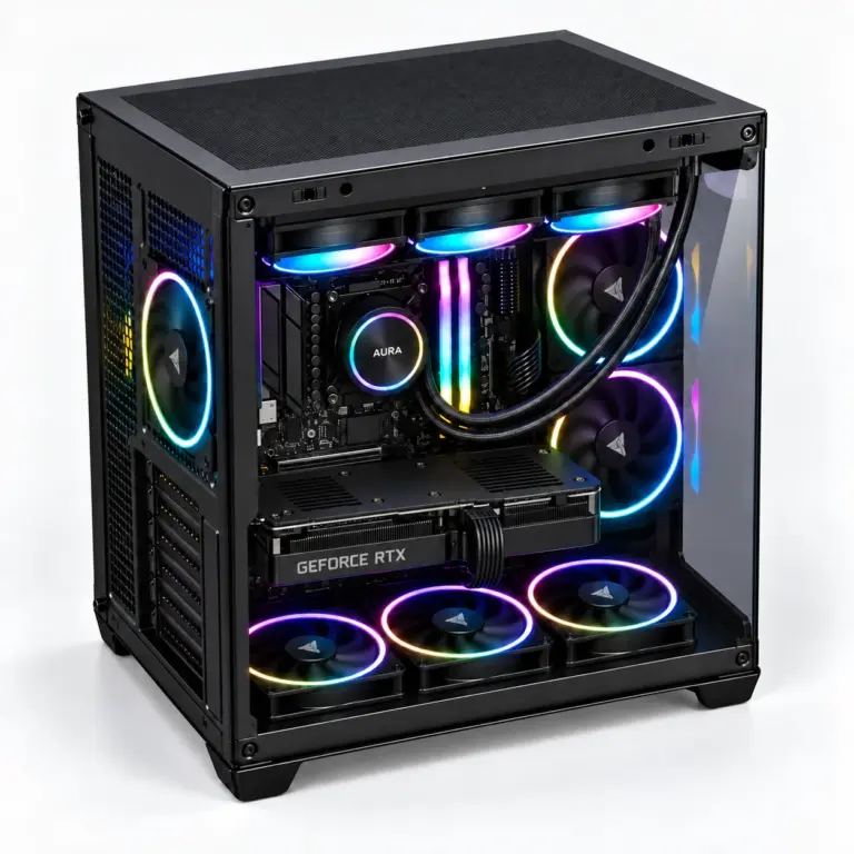 PC Gaming RTX 5060 8GB Ryzen 5 9600X 16GB DDR5 SSD 1TB BROSS LAMPO