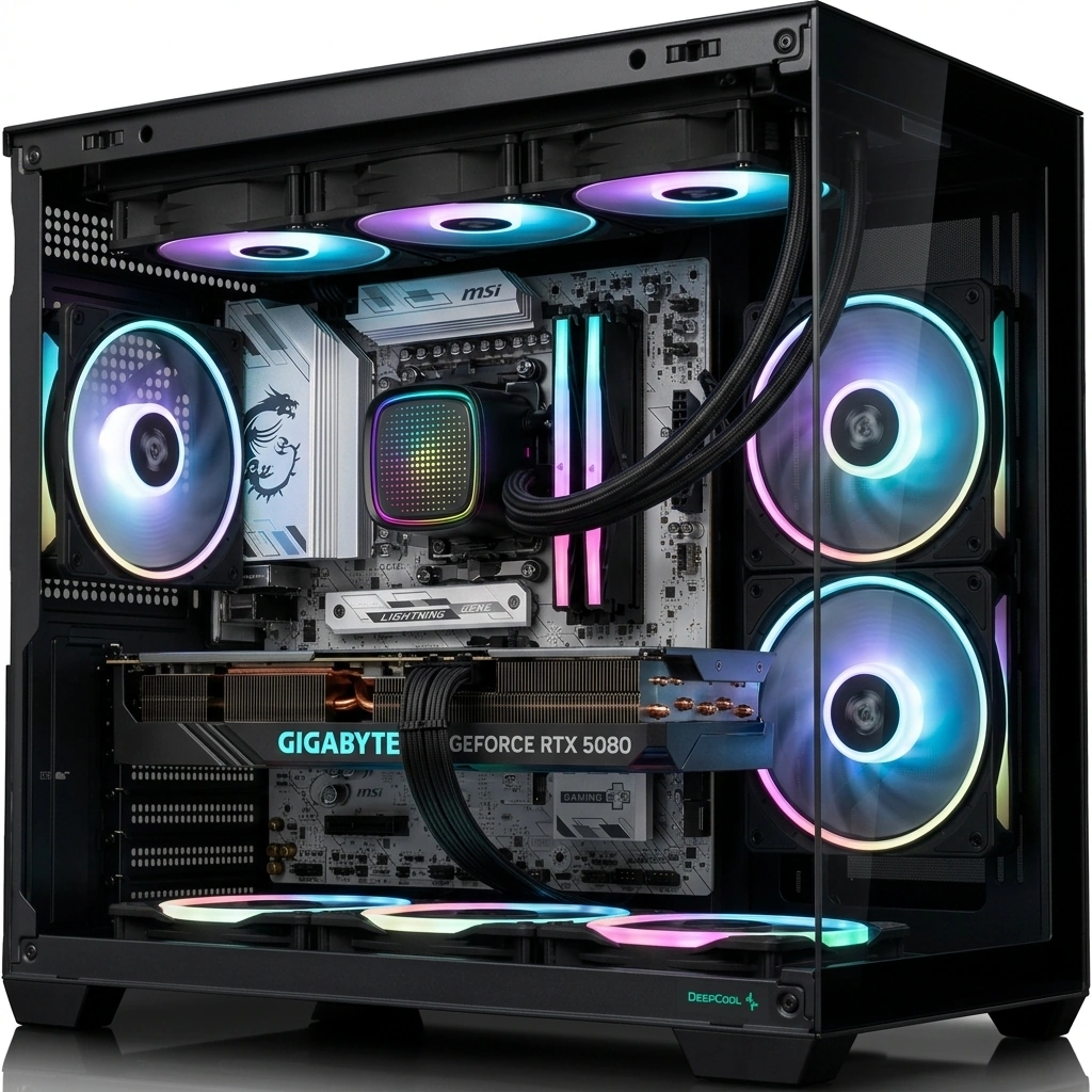 BROSS TITAN RTX 5080 DeepCool SAMA L50 Studio Hero